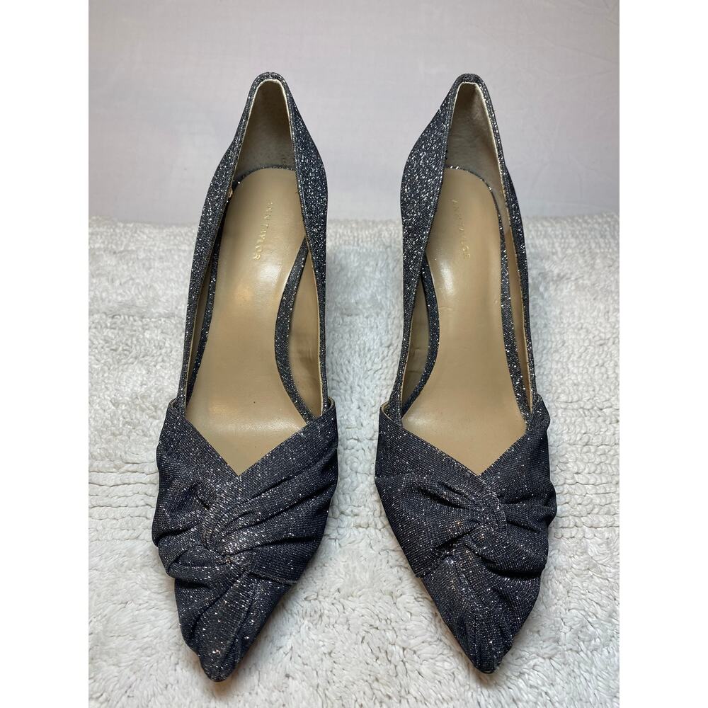 Ann Taylor Sparkly Heels • Size 8 • 3.5” Glam Aesthetic Pumps